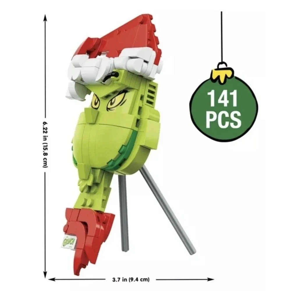 The Grinch Brick Building Set 141 Pieces BrickCraft Christmas‎ Decoration